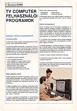 TV Computer felhasználói programok